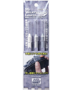 Mr. Weathering Liner Snow Color Set PP-203 Mr. Hobby PP203