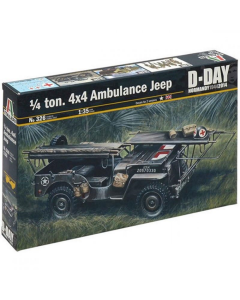 1/35 1/4 ton. 4x4 Ambulance Jeep Italeri 0326