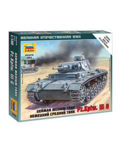1/100 German Pz.Kpfw. III, snap fit "Art of Tactic" Zvezda 6119