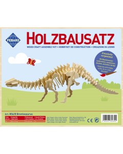 Houten Brontosaurus, 42-delig Pebaro 8568