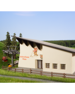 H0 Gebouwenset voor Kabelbaan Hahnenkamm Brawa 6343
