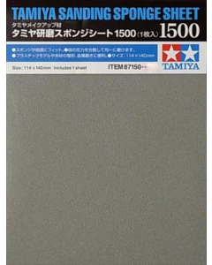Sanding Sponge Sheet #1500 Tamiya 87150