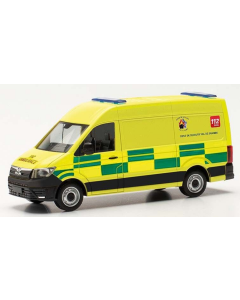 H0 MAN TGE Ambulance België (B) Herpa 096874
