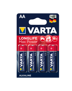 VARTA Alkaline AA Batterij, 4 stuks - Long Life Max Power Varta 4706