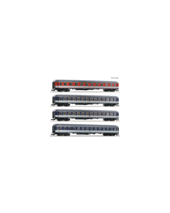 H0 4er Set Popwag. DB Roco 74025