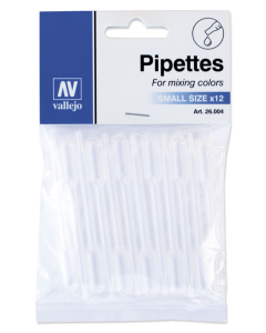 Pipetjes 1ml (klein), 12 stuks Vallejo 26004