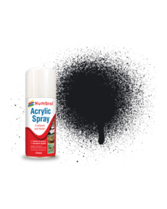 Nr.21 - Zwart Acrylic Spray, Glans 150ml Humbrol D6021