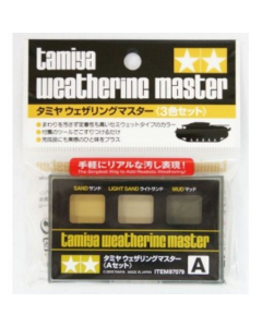 Weathering Master A Set (Sand, Light Sand, Mud) Tamiya 87079