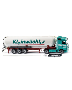 H0 Mercedes-Benz Actros/Spitzer met Silo-oplegger "Kleinwächter" Wiking 053102