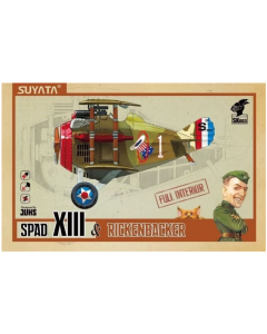 Spad XIII & Rickenbacker w/Full interior, cartoon plane Suyata SK003