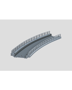 H0 C-Rail - Gebogen Oprit R2/r437,5mm Marklin 74623