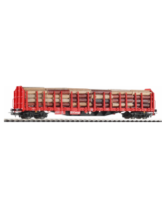 H0 DB Cargo Rongenwagon met boomstammen Roos-T642 DB AG Ep.V Piko 54339
