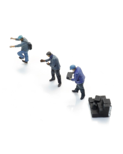 H0 SNCF Briketten inname (bouwpakket), 3 figuren Artitec 7875032