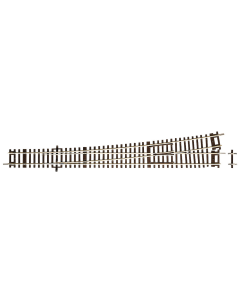 H0 Roco-Line wissel links WL10 handbediend, R1946mm 10° L345mm (= G1 + G½) Roco 42488