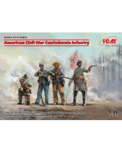 1/35 American Civil War: Confederate Infantry ICM Holding 35021