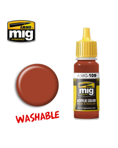 Washable rust 17ml AMMO by Mig 0109