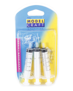 Vloeistofspuitje klein 5ml, 3 stuks ModelCraft POL10053