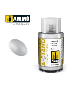 AMMO A-Stand Grey Primer & Microfiller (Alclad ALC302) 30ml AMMO by Mig 2350