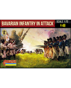 1/72 Bavarian Infantry In Attack Strelets-R 227