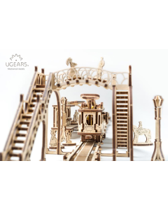 Tramlijn + Brug + Rails + Perron Ugears 70021