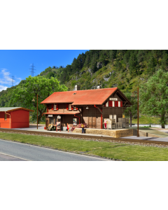H0 Station Surava inclusief LED verlichting Kibri 39519