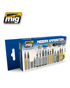 Modern ammunition 6 jars 17 ml AMMO by Mig 7129