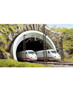 H0 ICE tunnelportaal dubbelspoor Busch 7021
