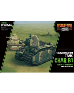CartoonMod French Medium Tank Char  B1 Meng WWT016