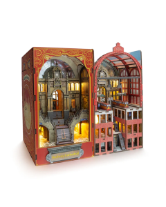 DIY Wooden Book Nook - Antwerpen Railway Cathedral DIY WC065