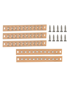 Soldeerstrip 10-polig met schroeven, 5 stuks Viessmann 68475