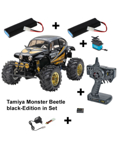 1/10 RC Monster Beetle BLACK EDITION | Complete Set! Tamiya 47419-S