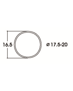 H0 AC Antislipbandjes 17,5-20mm, 10 stuks Roco 40077