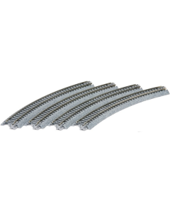 N Unitrack Rails Bocht (20-130), R348 30gr. , 4st. Kato 20130