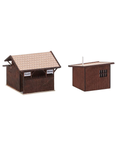 H0 Toilethuisje Stugl-Stuls (Lasercut) Faller 130182