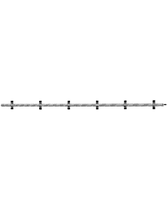 H0 Flexibele tandradrail voor PROFI-rail Fleischmann 6412
