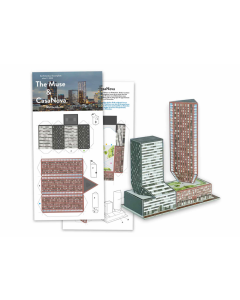 1/1250 The Muse & CasaNova, Rotterdam (papieren bouwplaat) STRM 01028