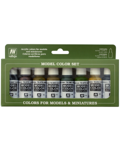 Panzer Model Color Paint Set WWII, 8 kleuren - Vallejo 70108 Vallejo 70108