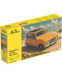 1/24 Renault 4 TL/GTL met linnen dak Heller 82704