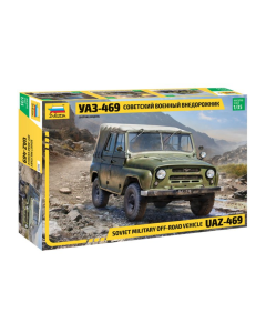 1/35 UAZ-469 Soviet Military Off-Road Vehicle Zvezda 3629