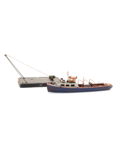 N Barkas met ponton (bouwpakket) - Artitec 58.102 Artitec 58102