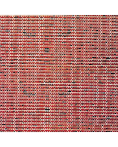 N Muurplaat baksteen - Karton (25 x 12,5 cm), per stuk Vollmer 47361