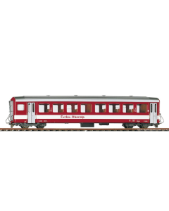 H0m FO Passagiersrijtuig B 4254 witte band - Bemo 3267 214 Bemo 3267214