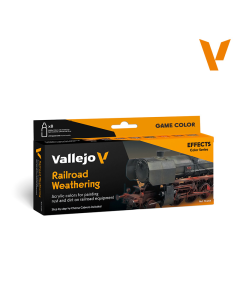 Railroad Weathering Paint Set Vallejo 70264