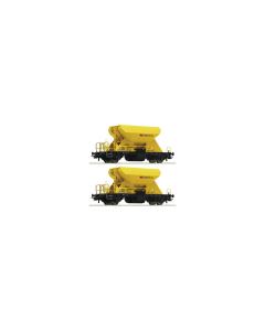 H0 SBB Set Grindwagens type Fccnpps, 2-delig Roco 76154