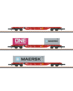Z Containerdraagwagen-Set Marklin 82640