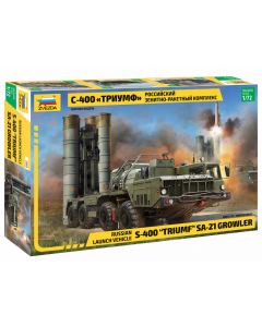 1/72 S-400 "Triumf" SA-21 Growler, Russian Missile System Zvezda 5068
