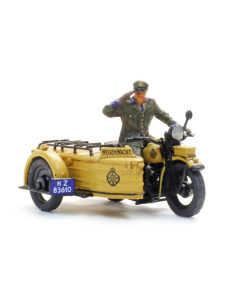 H0 ANWB wegenwacht motorfiets zijspan (ready made) - Artitec 387.485 Artitec 387485