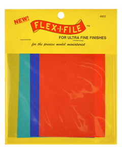 Flex-I-File Sheets Ultra Fine (Grit 1000/1500/6000/10000), 8 stuks Albion Alloys CODE802