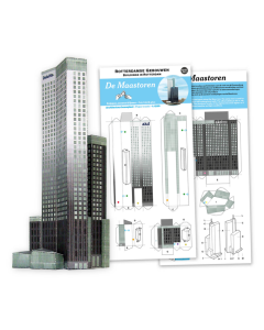 1/1250 De Maastoren, Rotterdam (papieren bouwplaat) STRM 01016