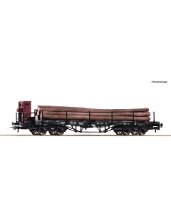 H0 Rongenwagen DRG + Hout Roco 76339